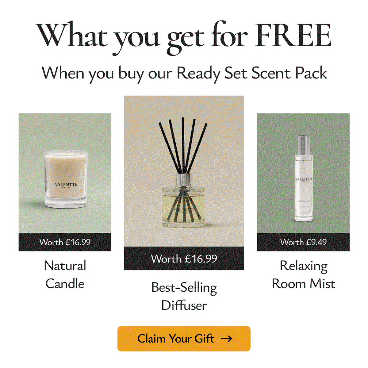 Ready Set Sceent Pack - £39.99