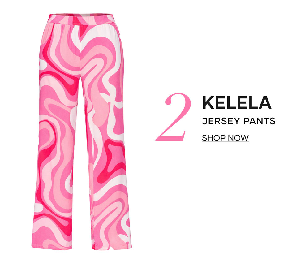Kelela Geometric Sheen Jersey Pants >> Shop Now