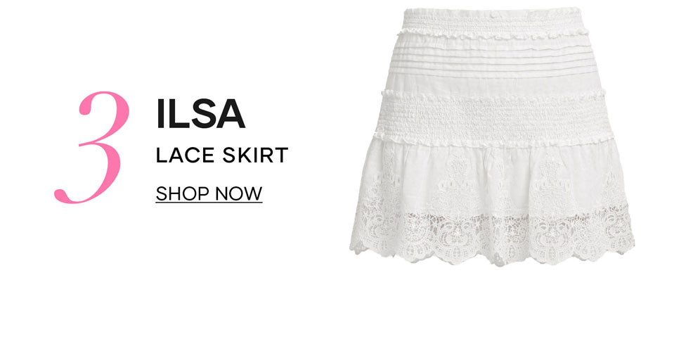Ilsa Lace Combo Skirt >> Shop Now