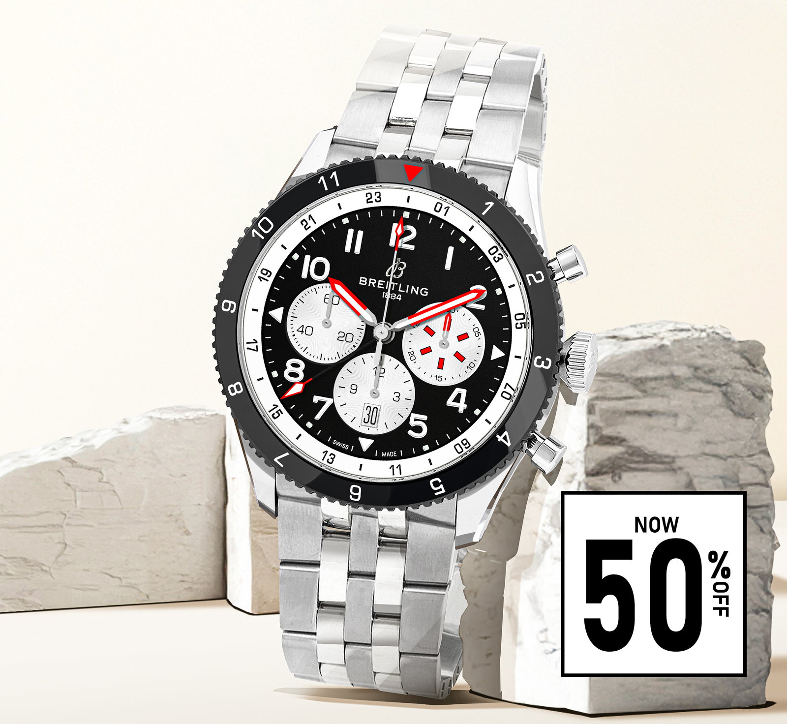 Aviator Super AVI B04 Chronograph Mosquito Men's Watch YB04451A1B1A1