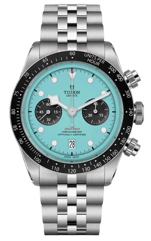 Black Bay Chrono Turquoise Dial Steel 41mm Men's Watch M79360N-0024
