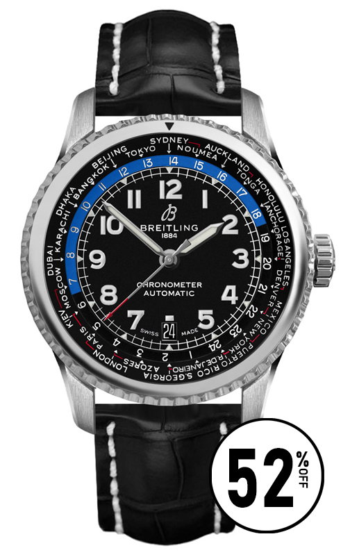 Navitimer Aviator 8 B35 Automatic Unitime 43 Men's Watch AB3521U41B1P1