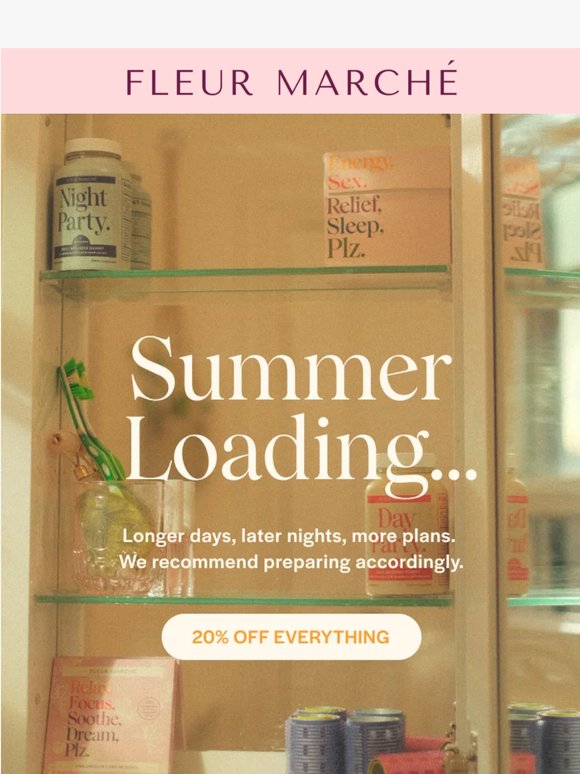Your summer essentials are 20% off