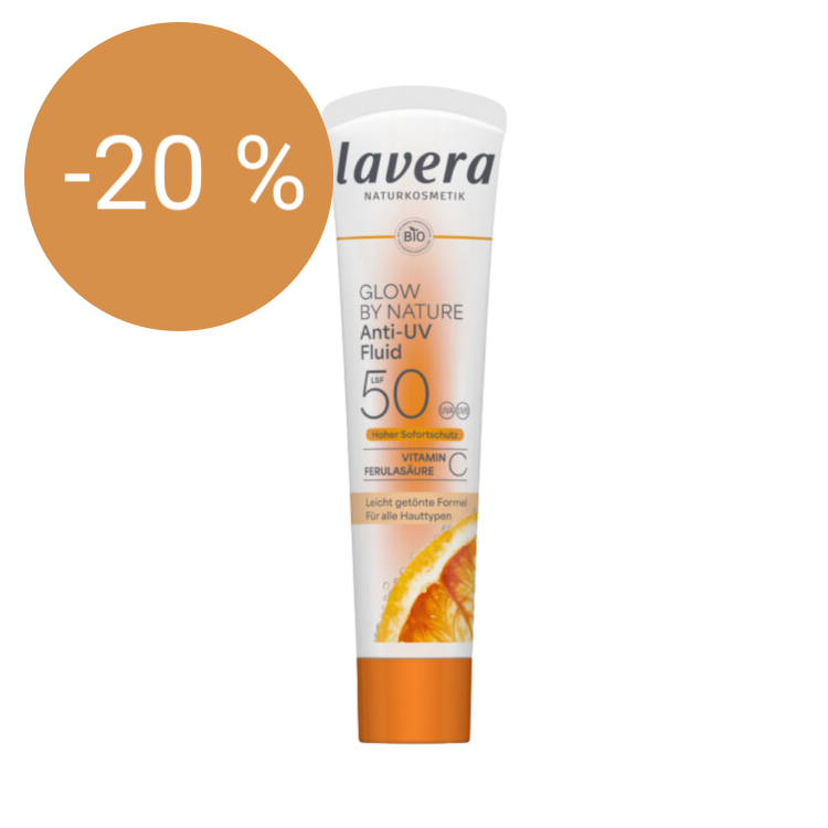 Image of Lavera Glow By Nature Anti-UV Fluid SPF50 40 ml