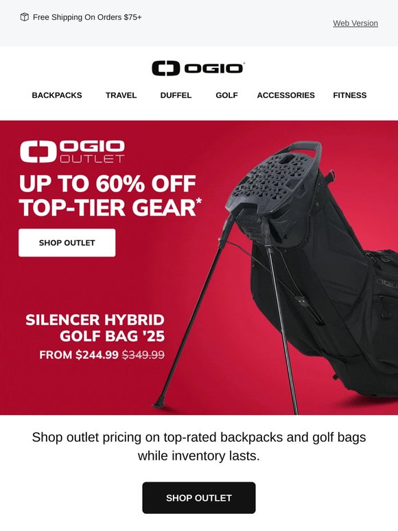 OGIO Outlet: Up to 60% Off Golf and Travel