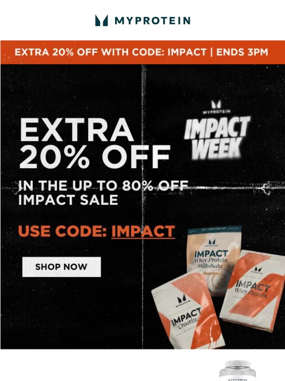 3 Hours ONLY: Extra 20% off⚡