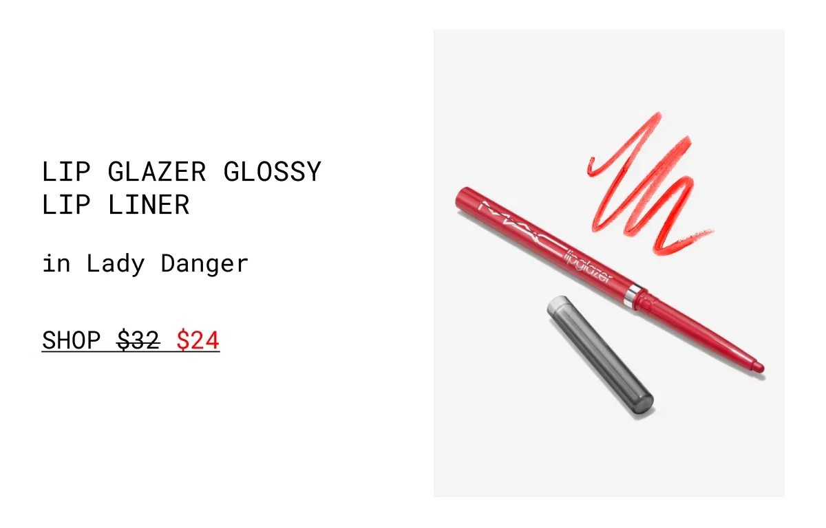 LIP GLAZER GLOSSY LIP LINER | in Lady Danger | SHOP $24