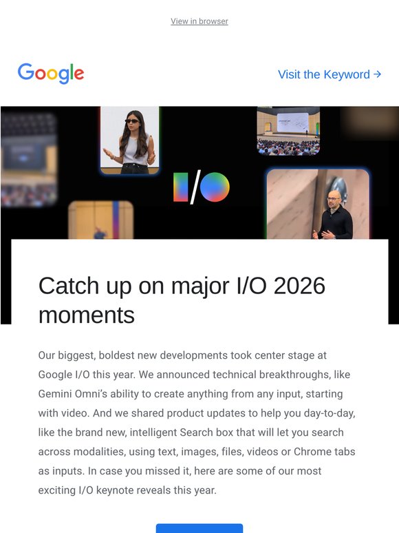 Catch up on I/O keynote highlights