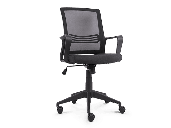 Realspace Espoo Height-Adjustable Office Chair with Fixed Armrest 