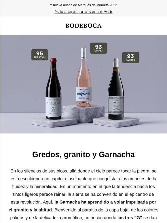 Garnachas de Gredos: descubre el paraíso de la ligereza🪽
