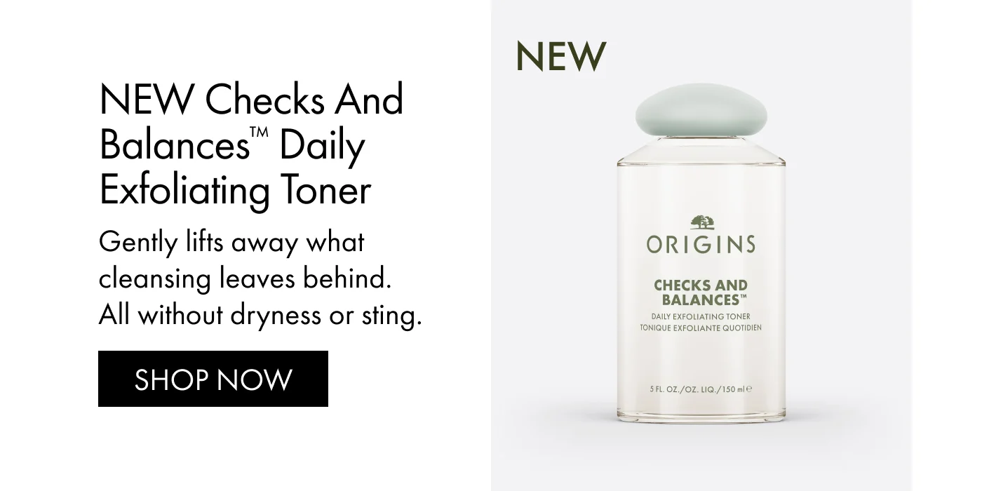 NEW Checks and Balances™ Daily Exfoliating Toner | Gently lifts away what cleansing leaves behind. All without dryness or sting. | SHOP NOW