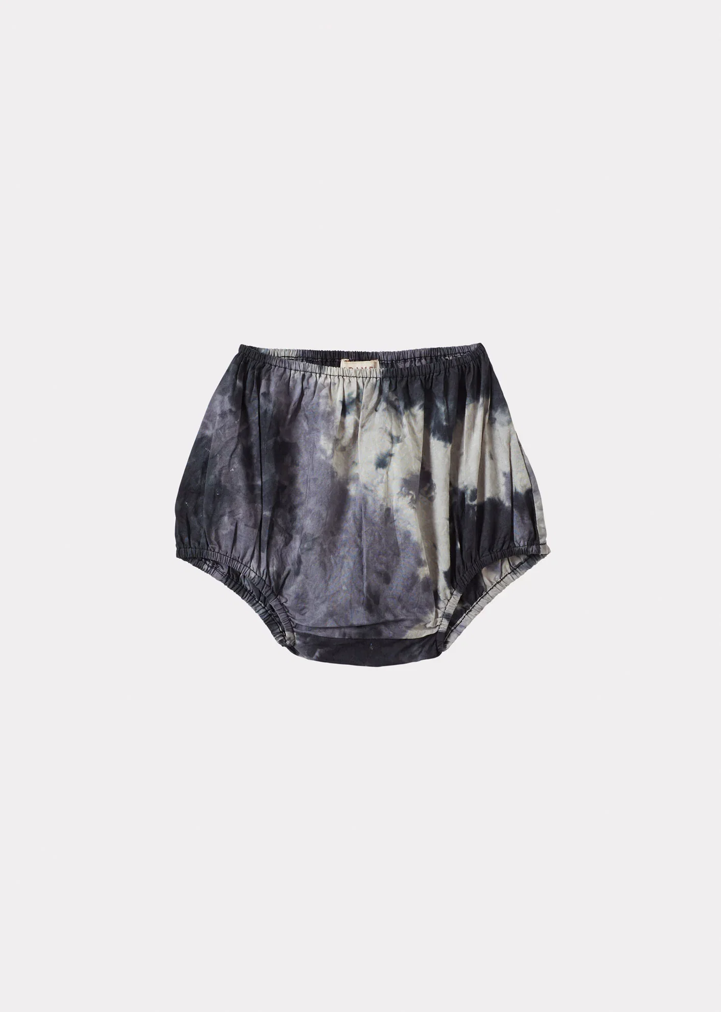 Image of LOTUS BABY BLOOMERS - CHARCOAL TIE-DYE