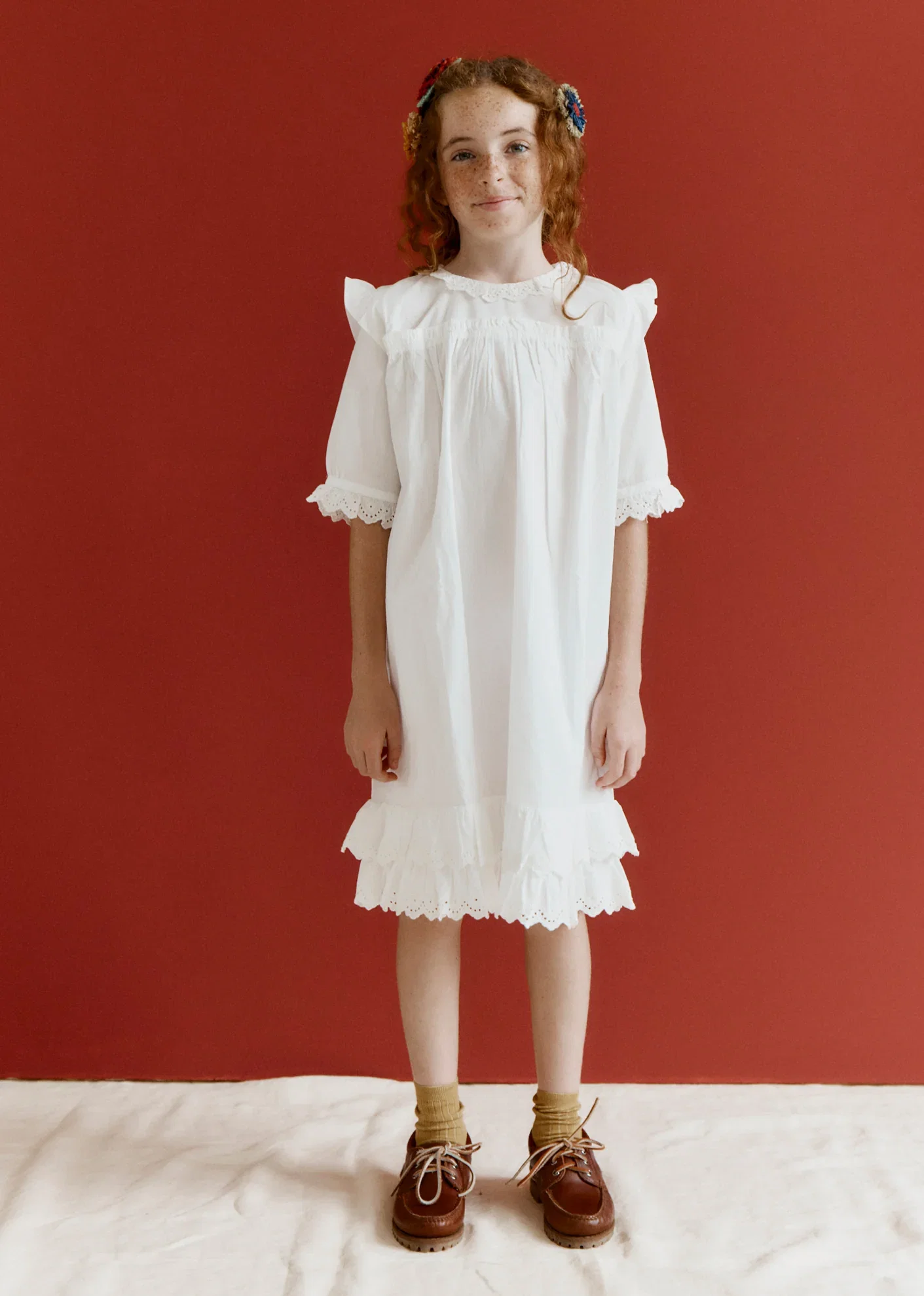 Image of VALERIE DRESS - WHITE