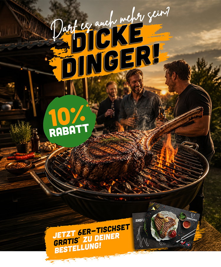 10% Rabatt auf alle Bone-In Cuts!