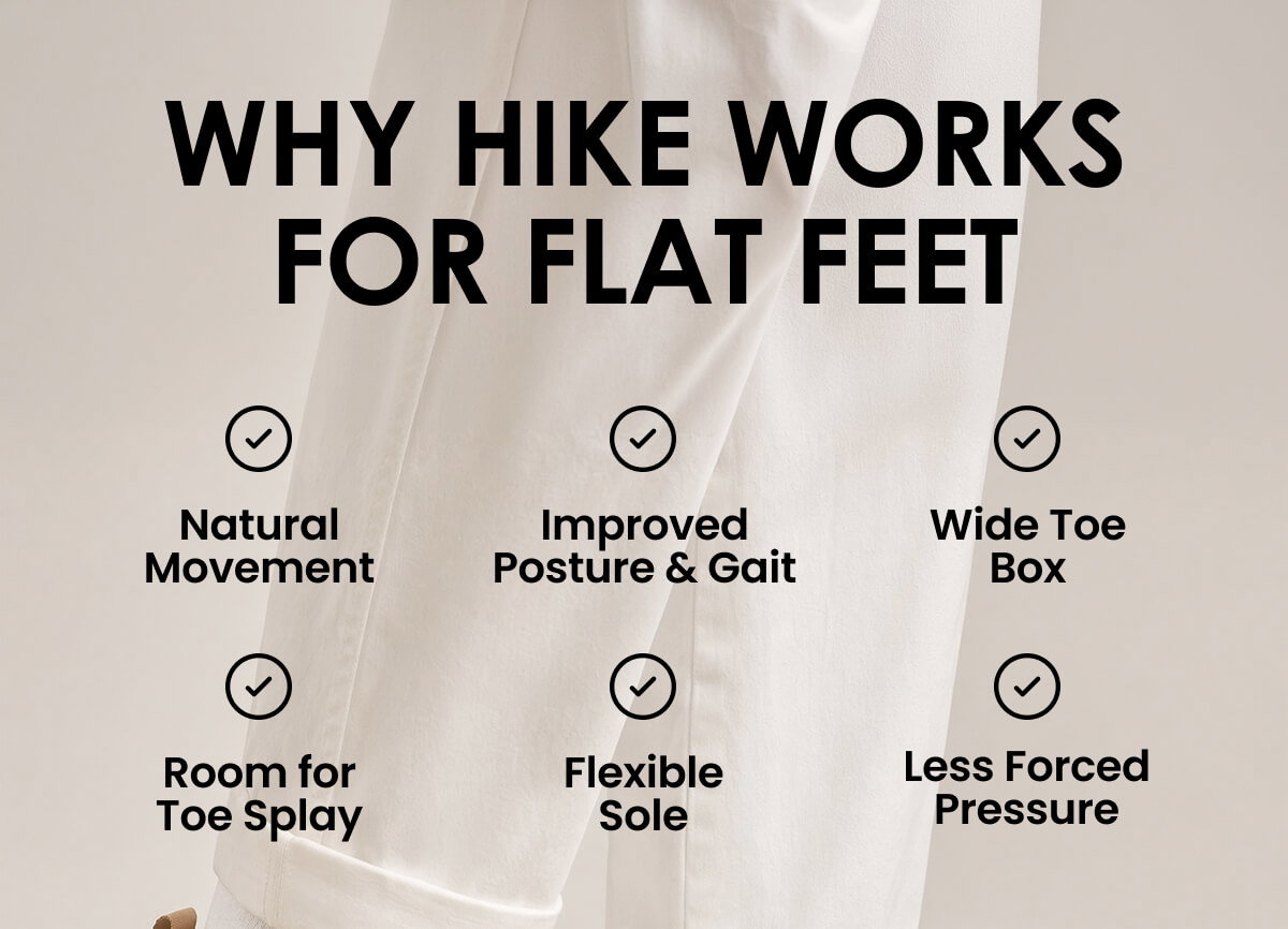 WHY HIKE WORKS FOR FLAT FEET