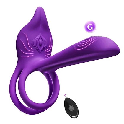 App & Remote Vibrating Ring with G-Zone & External Massager