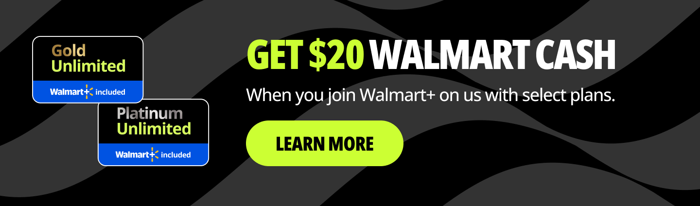 Get $20 Walmart cash. When you join Walmart+ on us with select plans. Learn more.