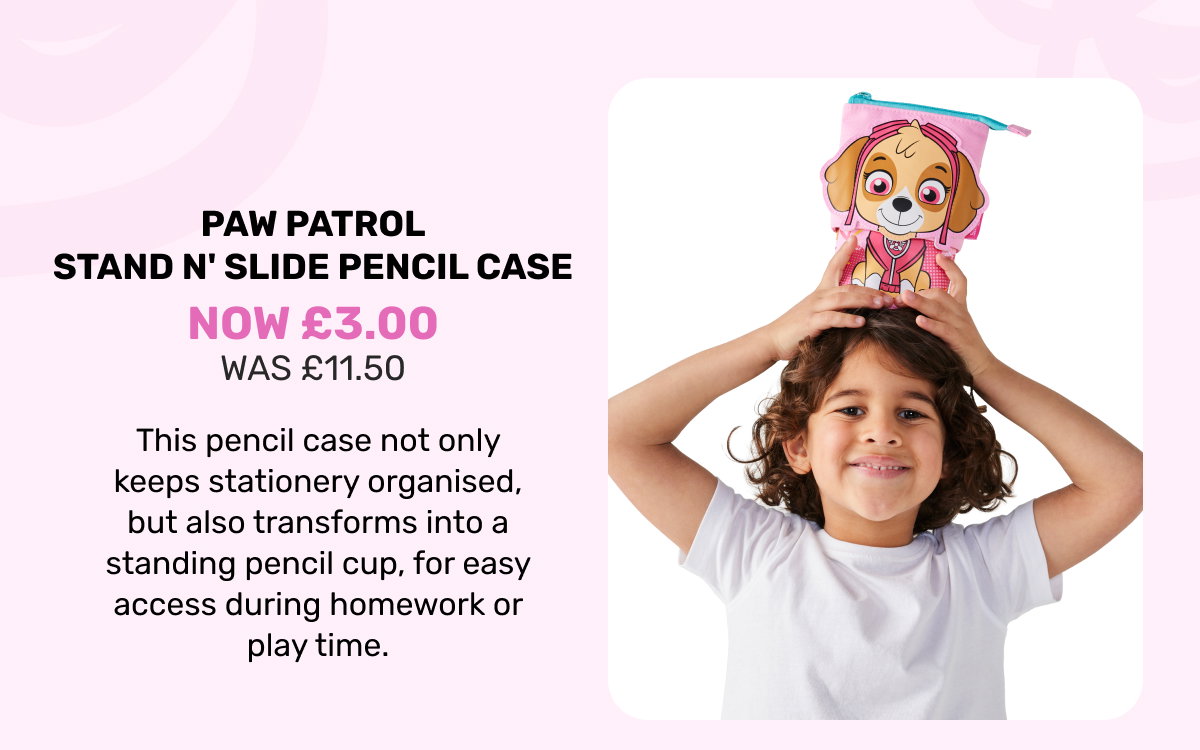Paw Patrol Stand N' Slide Pencil Case