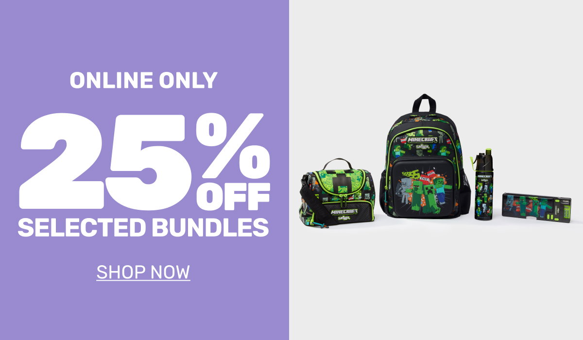 Online Only | 25% off Selected Bundles