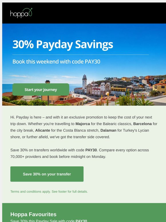 30% Payday Sale - sunshine for less