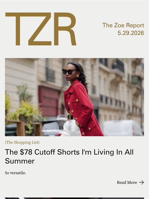 The $78 Cutoff Shorts I'm Living In All Summer