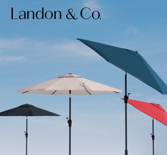 SAVE $40* EA. All 9' Market Umbrellas
