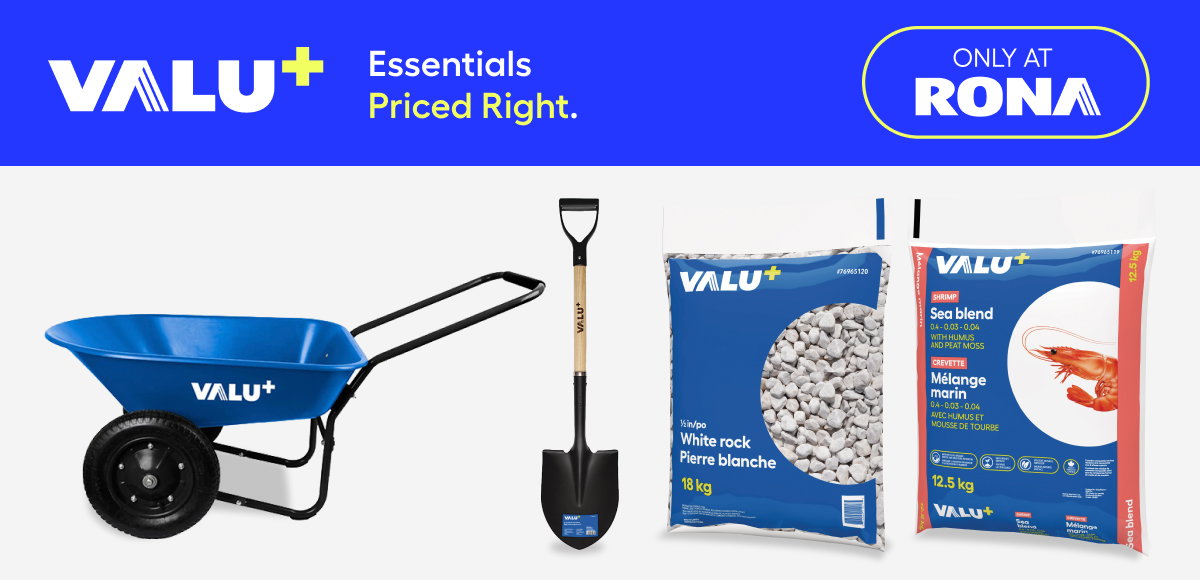 VALU+ Essentials Priced right.