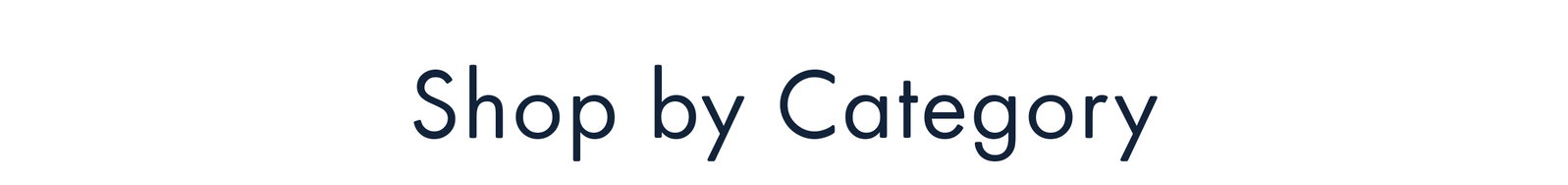 Shop by Category