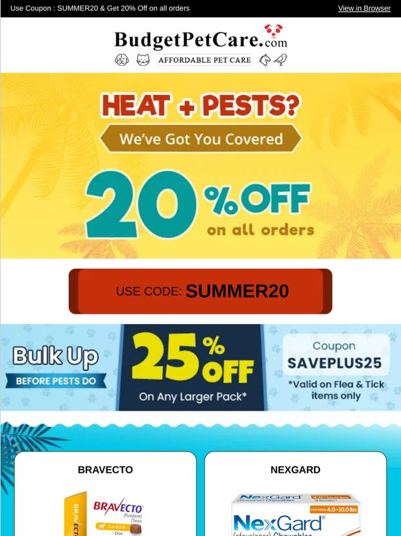 End Of Month Sales: 25% Flea & Tick Essentials at Blowout Prices + Free Shipping!