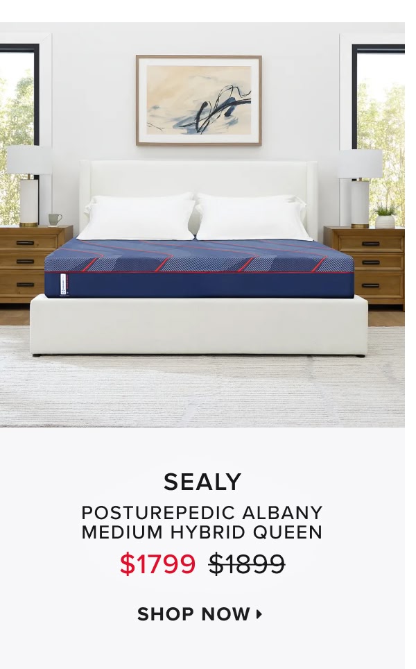 Sealy. Posturepedic Queen Mattress At $1799 Was $1899