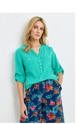 Pure Cotton Double Cloth Blouse