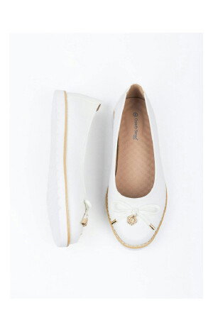 Slip on Ballerina Shoe With Charm