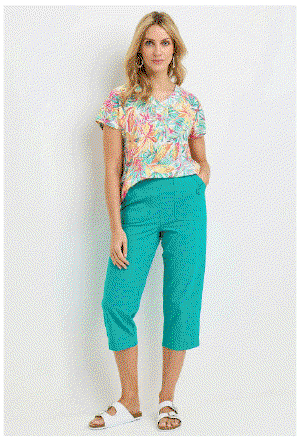Pure Cotton Crop Trousers