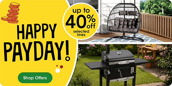 Happy payday! Up to 40% off selected lines