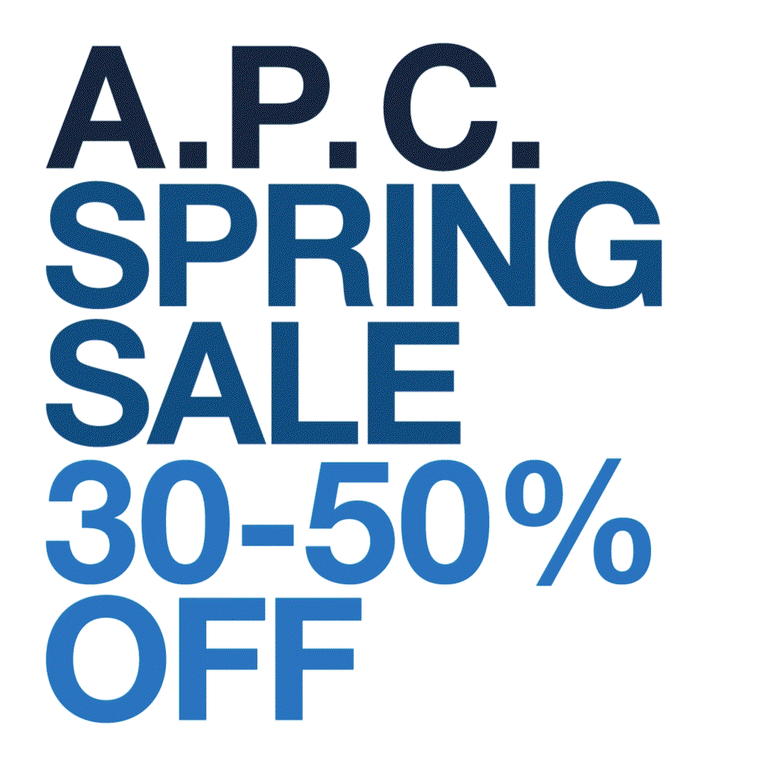 A.P.C. Spring Sale