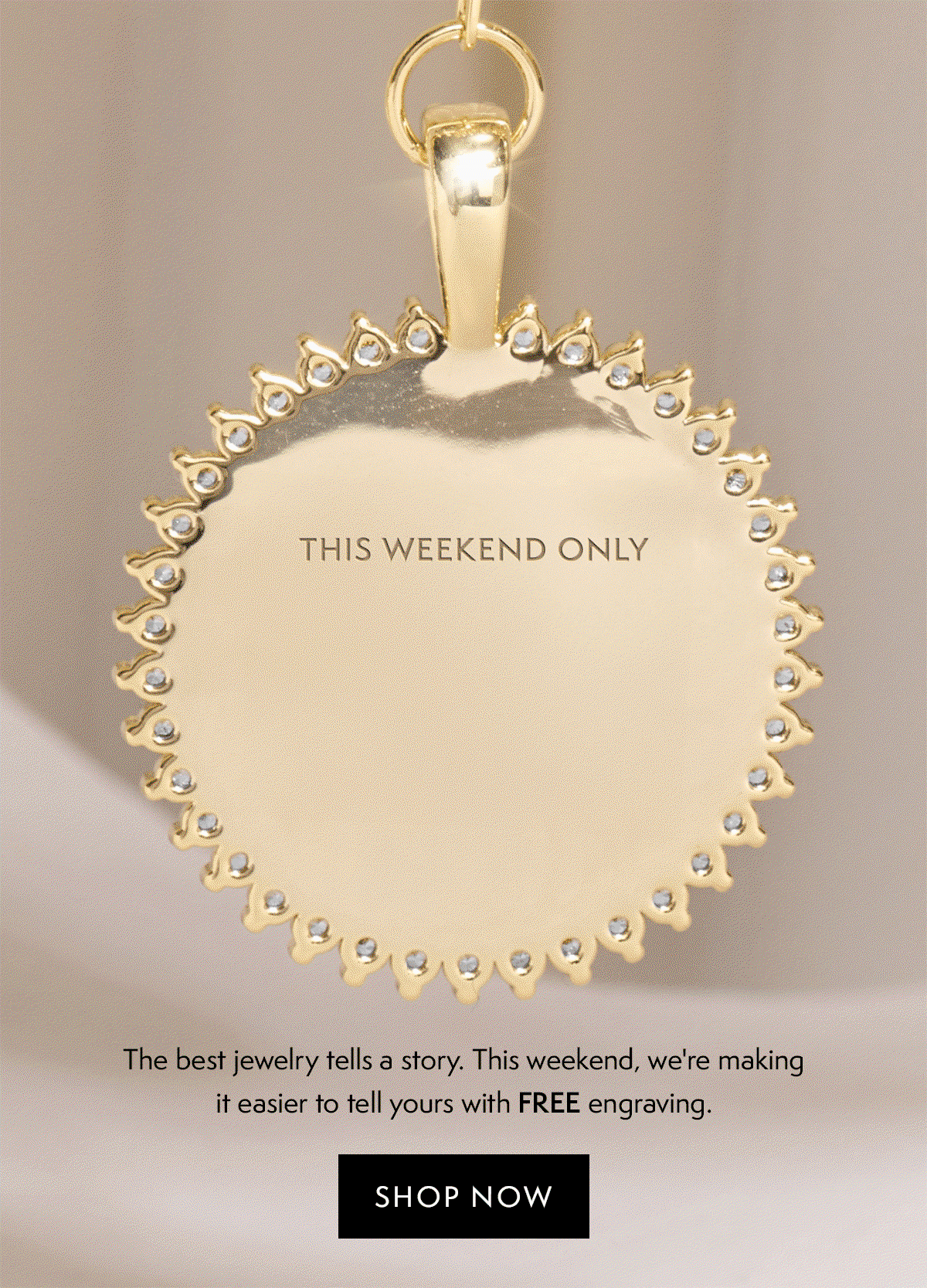 THIS WEEKEND ONLY: Free Engraving
