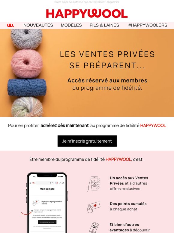 Préparez-vous pour les Ventes Privées !