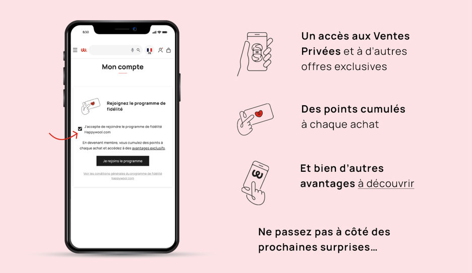 Le programme de fidélité Happywool
