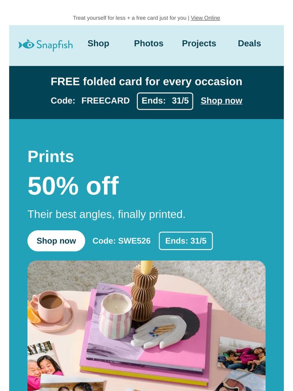Payday treat 🎉 50% off everything