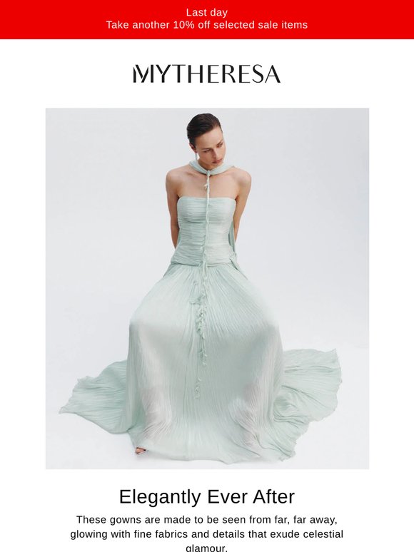Stand out in this season's refined gowns