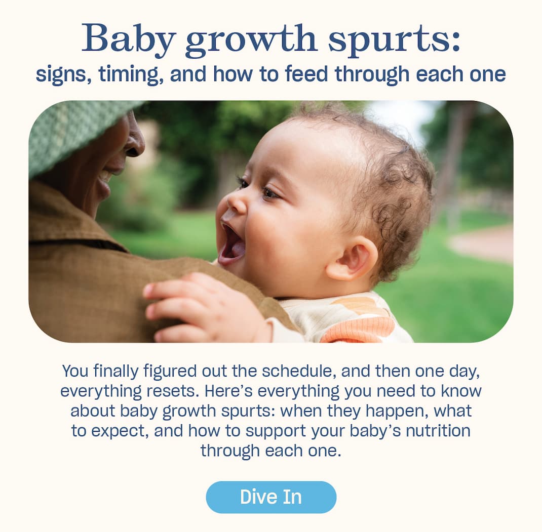 dive in: baby growth spurts