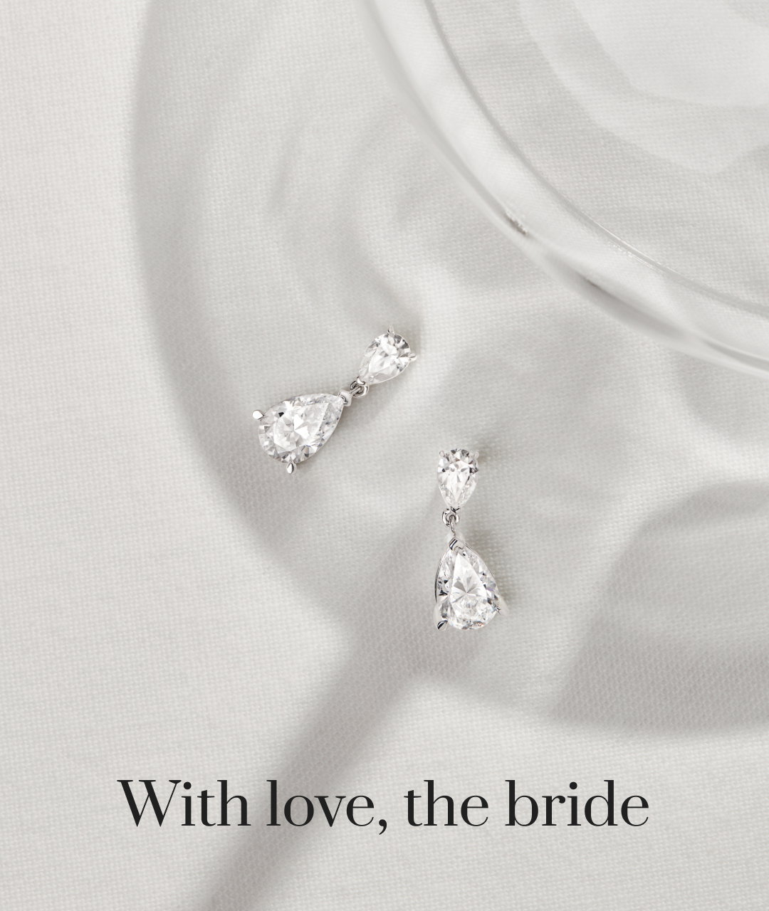 With love, the bride