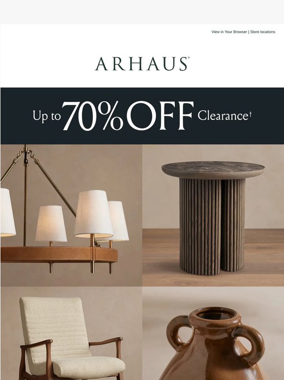 Up to 70% Off Clearance!