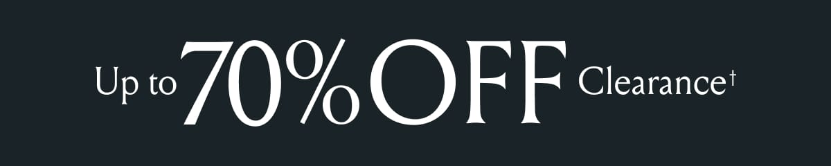 Up to 70% Off Clearance