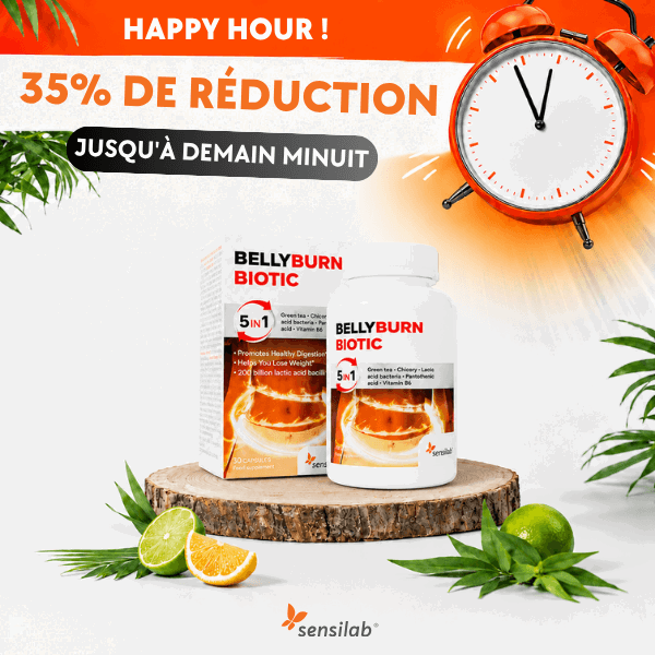 BellyBurn Biotic en offre Happy Hour