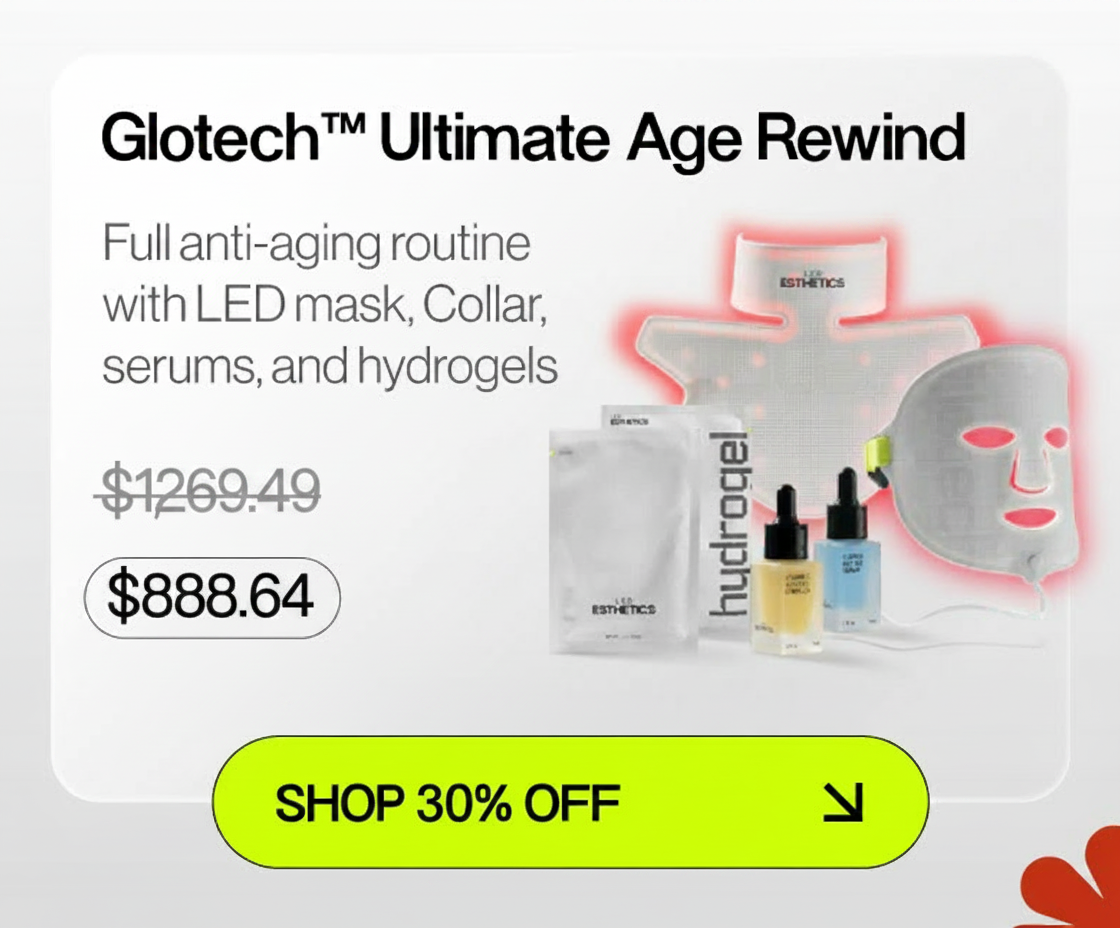 white background, text, green button, set pf products