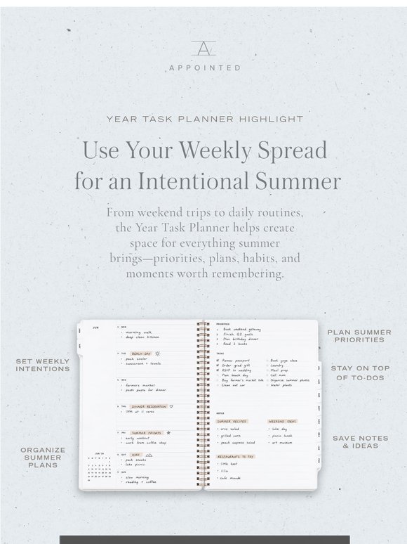 A Better Way to Organize Your Summer