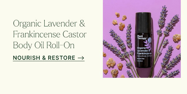 Organic Lavender & Frankincense Castor Body Oil Roll-On