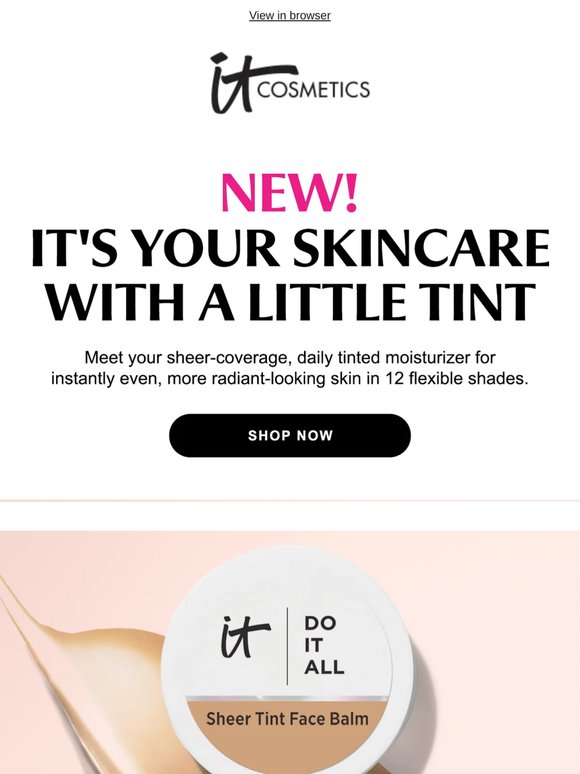 JUST DROPPED: The 4-in-1 Tinted Moisturizer ✨