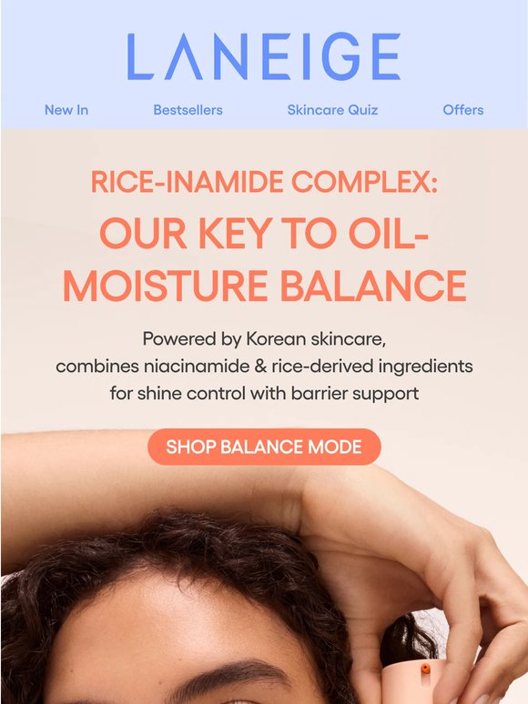 Rice-inamide: Our Shine Control Ingredient